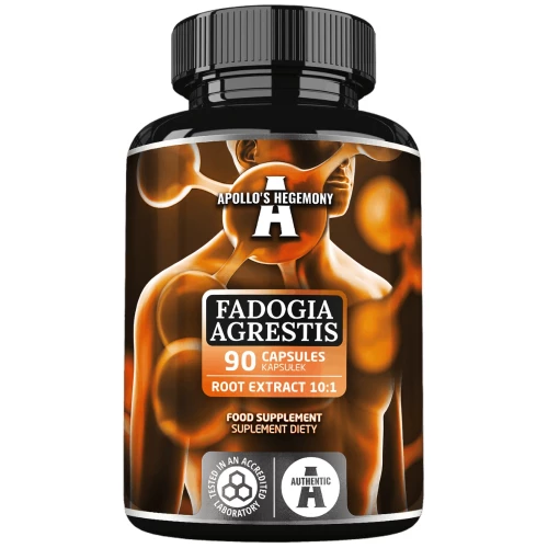 Apollo's Hegemony - Fadogia Agrestis Root Extract 10:1 - 90 kapsułek Apollo's Hegemony - Fadogia Agrestis Root Extract 10:1 - 90 kapsułek